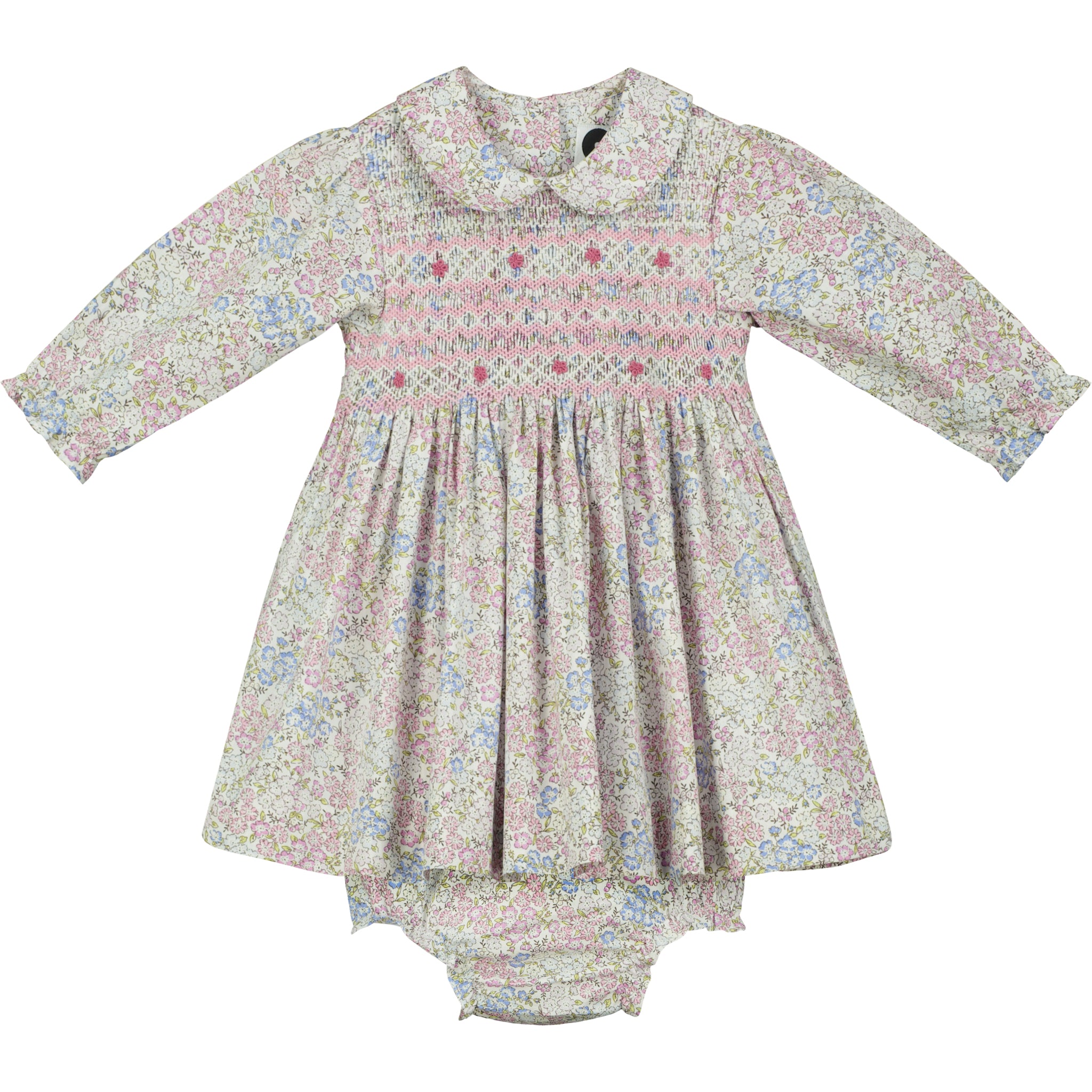 Long sleeve smock dress baby hotsell