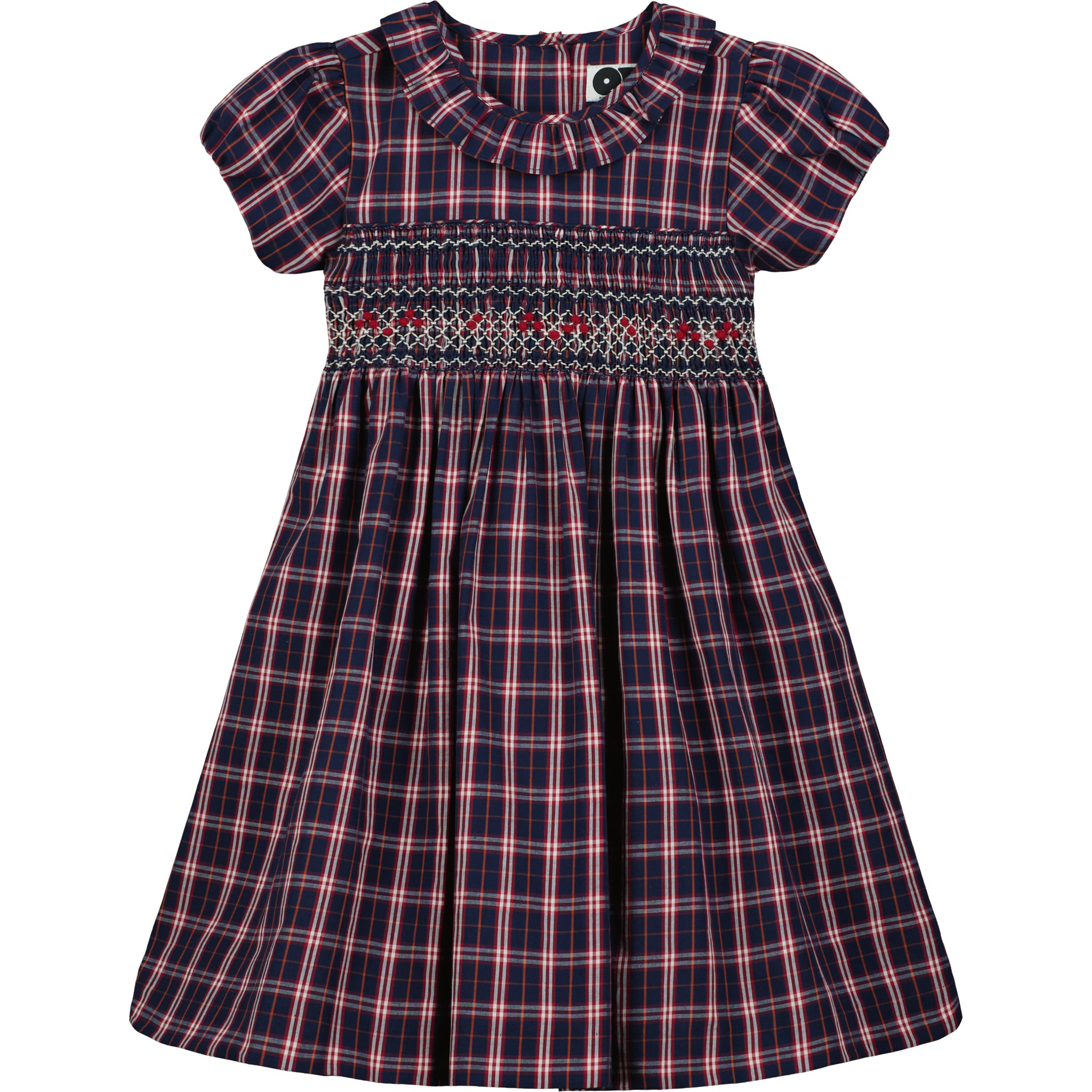 Plaid smocked dress best sale