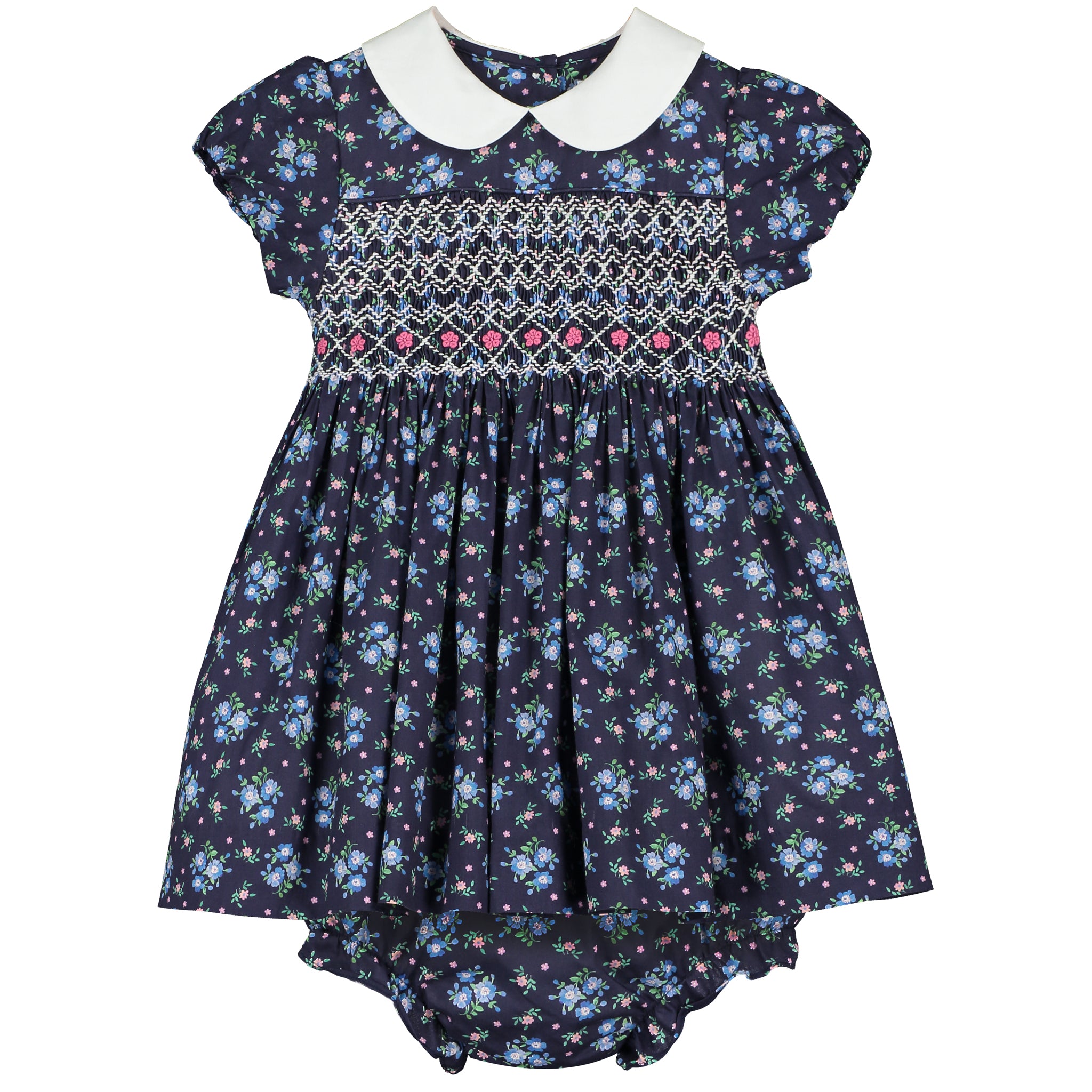 Printed baby frock hotsell