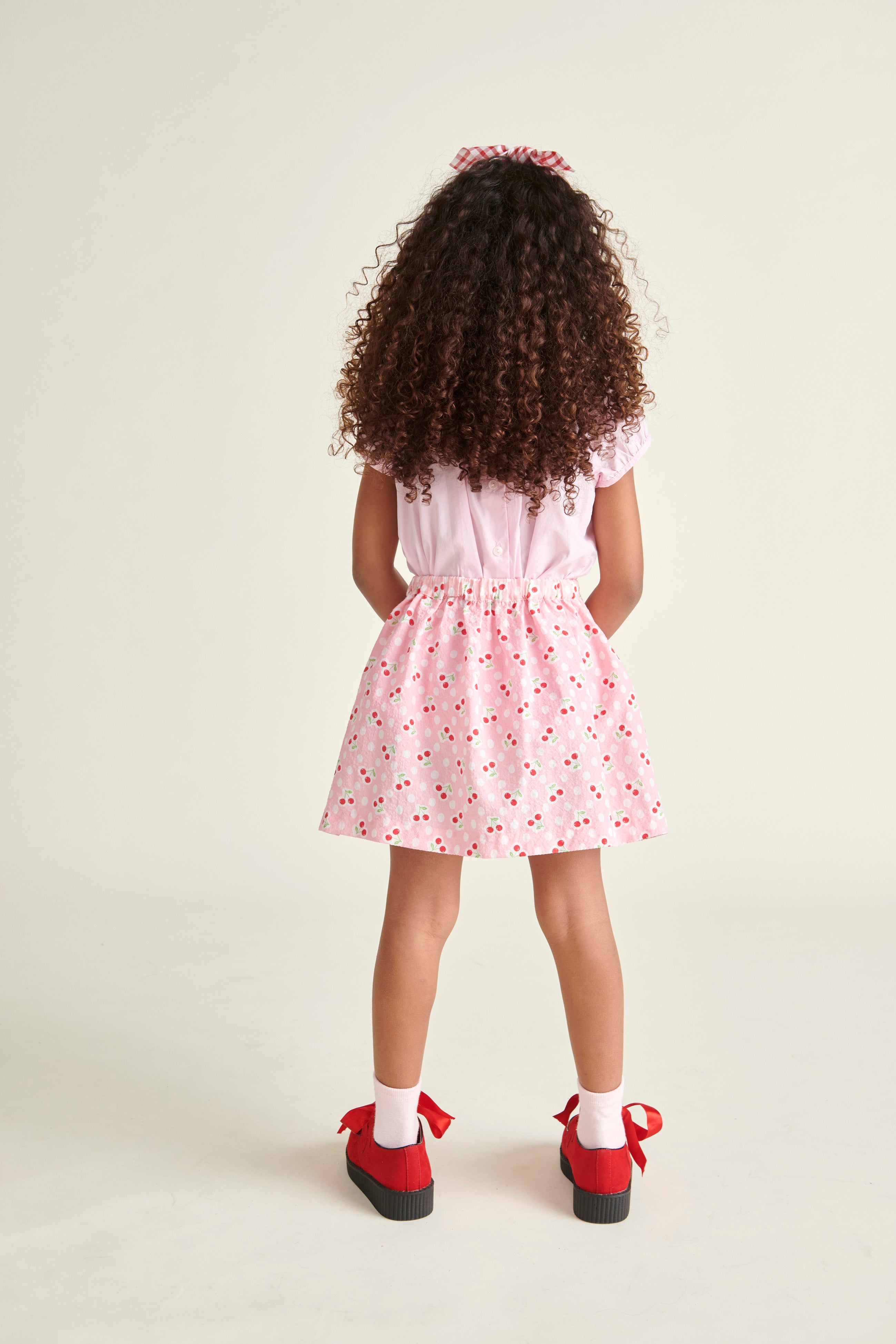 Hand-Smocked Girls Skirt - Annie