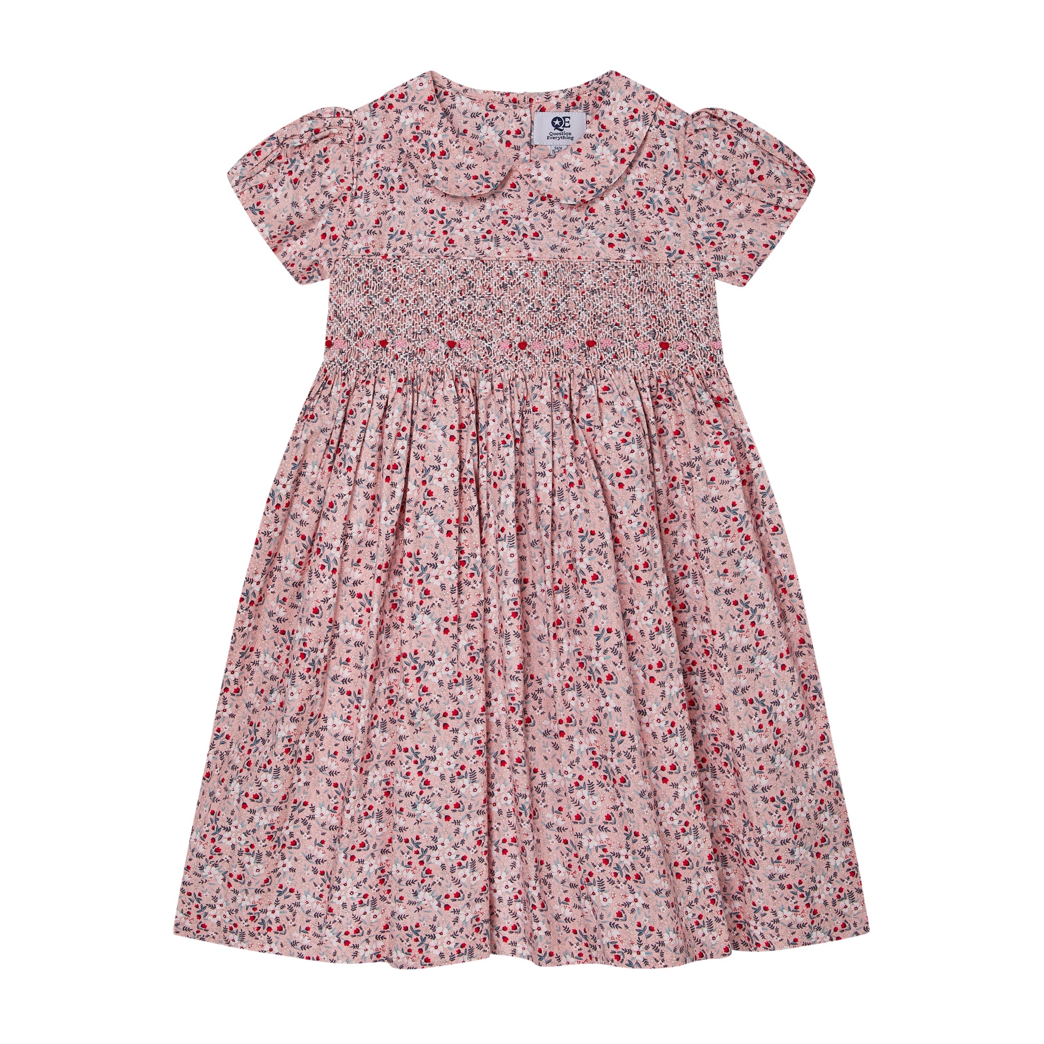 Smocked Girls Dress - Bambi