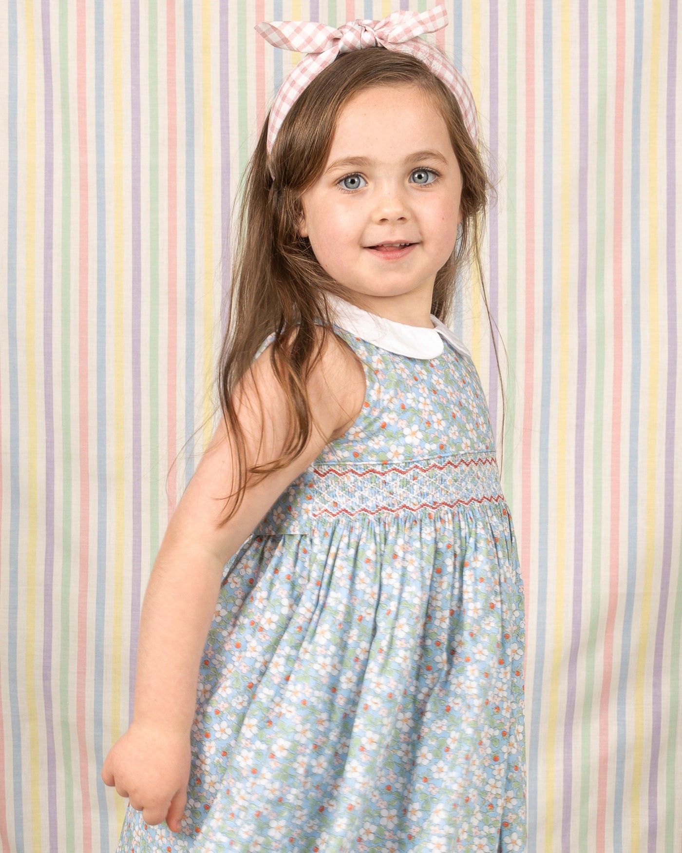 Smocked Girls Dress | Made With Liberty Fabric | Cotton