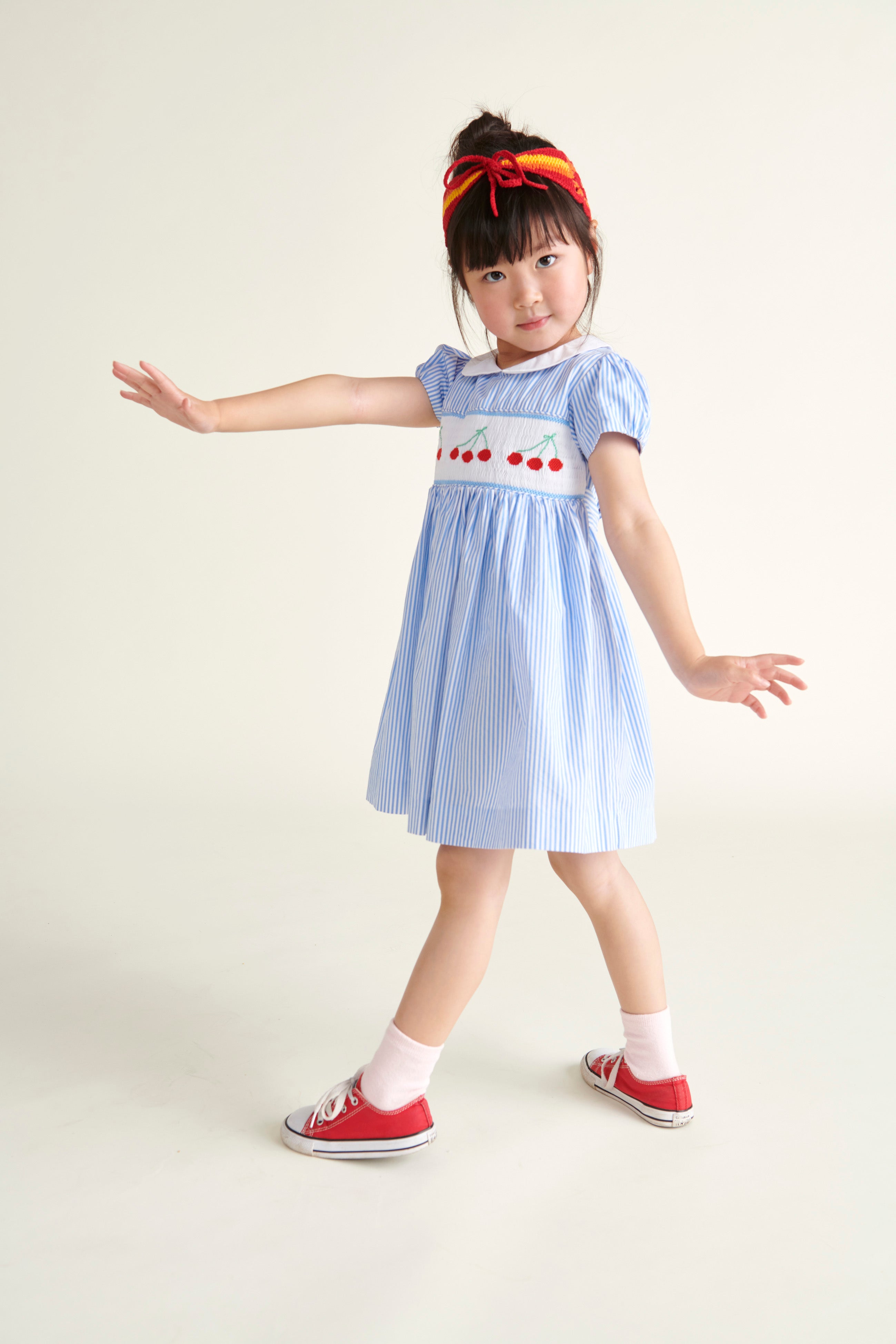 Hand-Smocked Girls Dress - Emmie