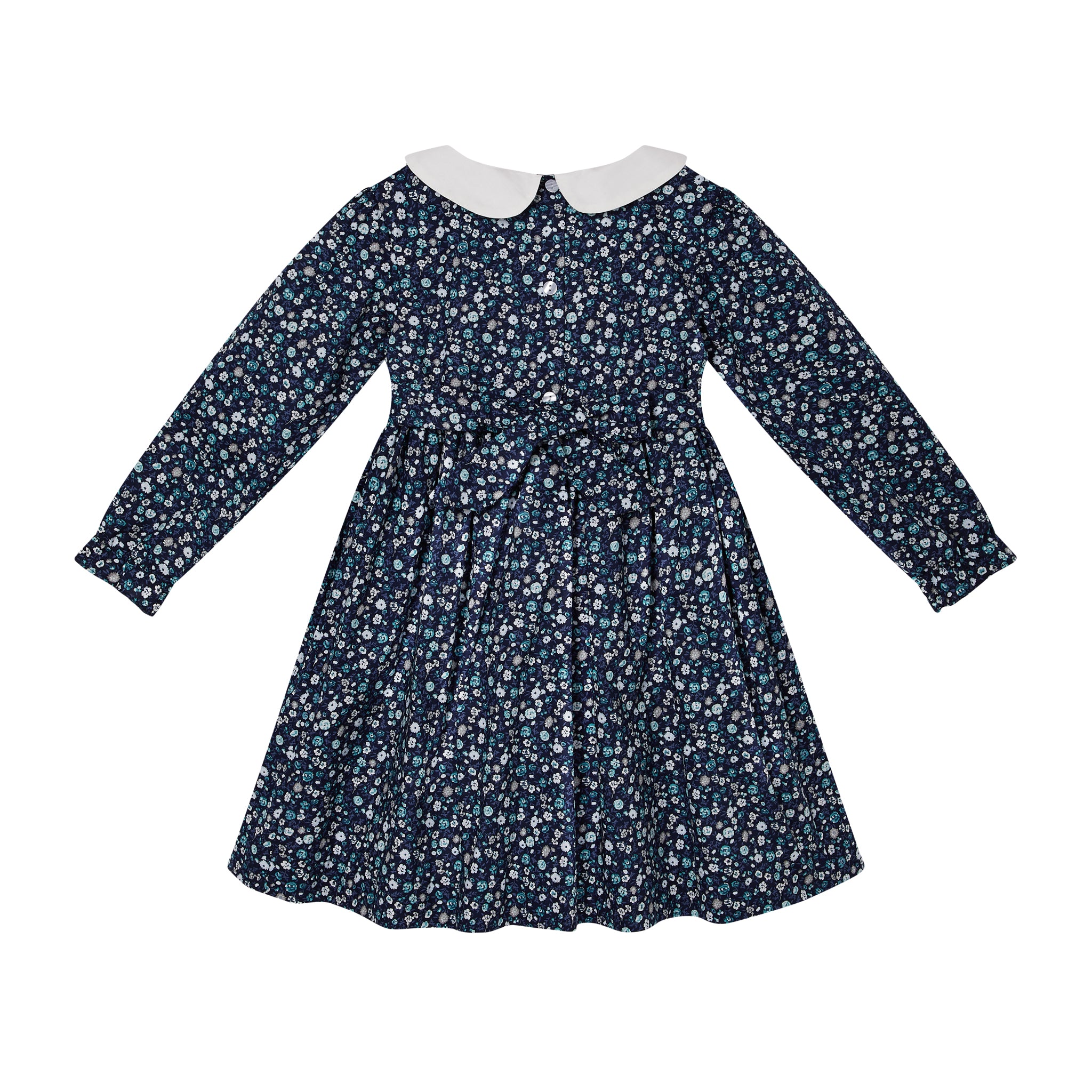 Smocked Girls Dress - Fauna