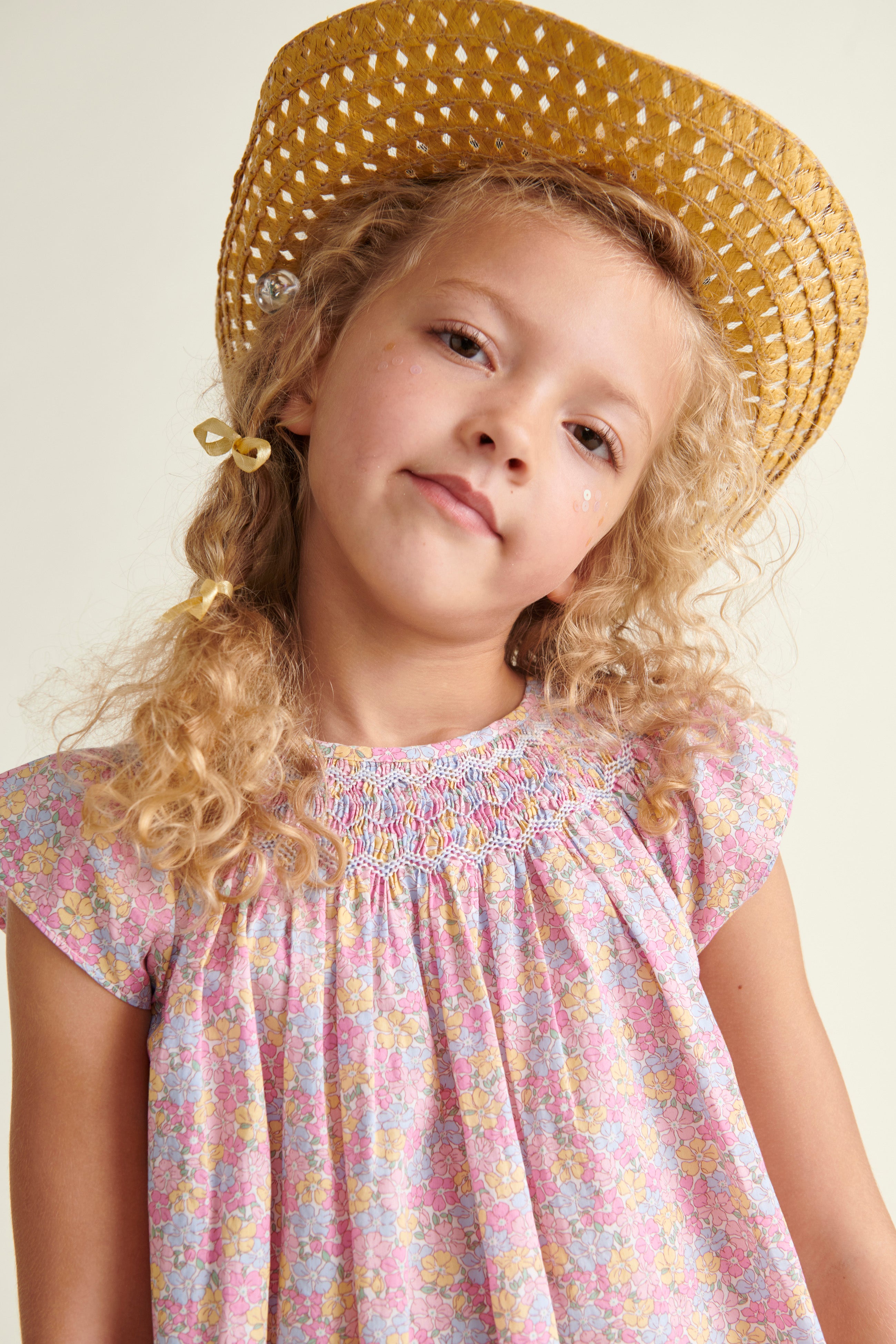 Made With Liberty Fabric: Smocked Girls Blouse - Isabella