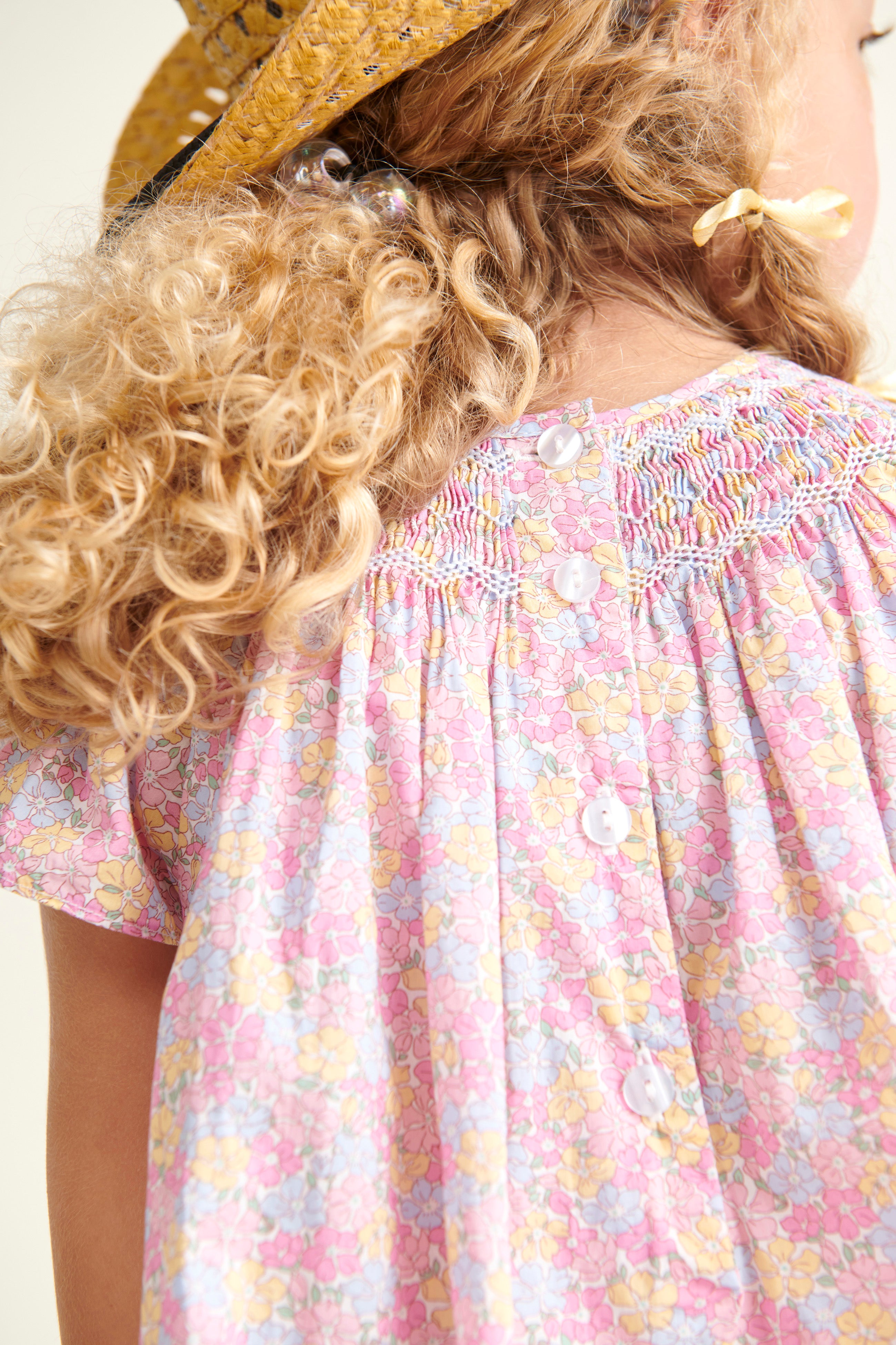 Made With Liberty Fabric: Smocked Girls Blouse - Isabella