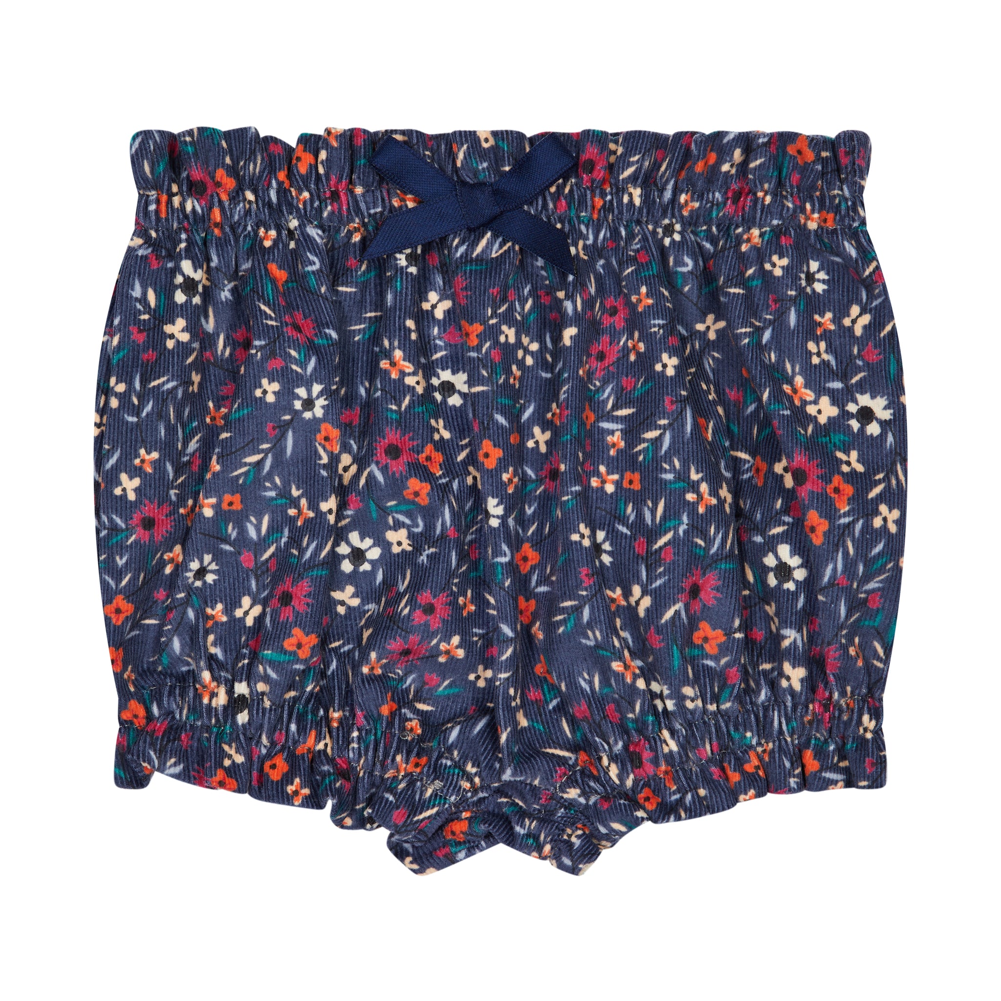 floral baby shorts, corduroy