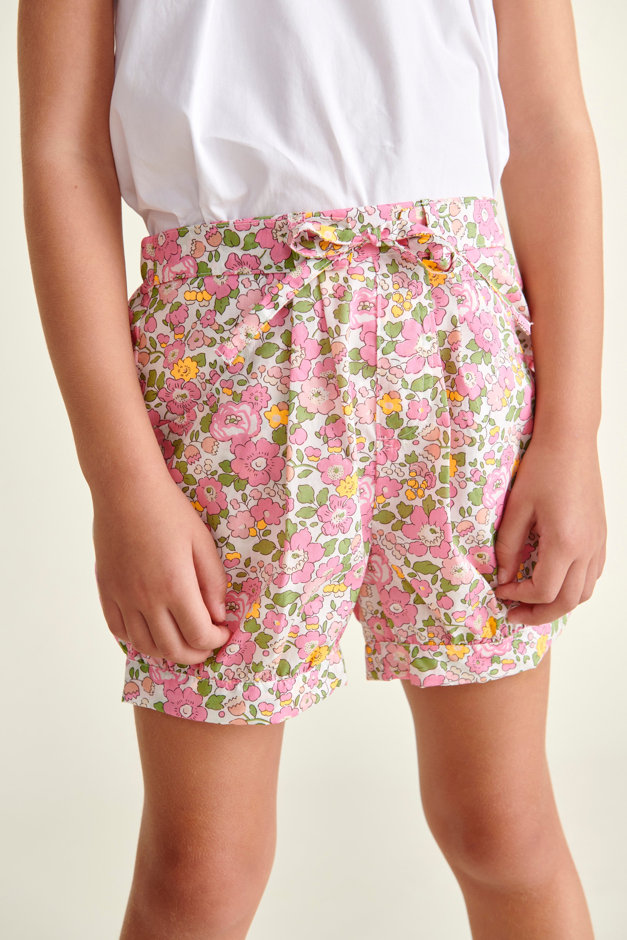 Made With Liberty Fabric: Girls Shorts - Dana