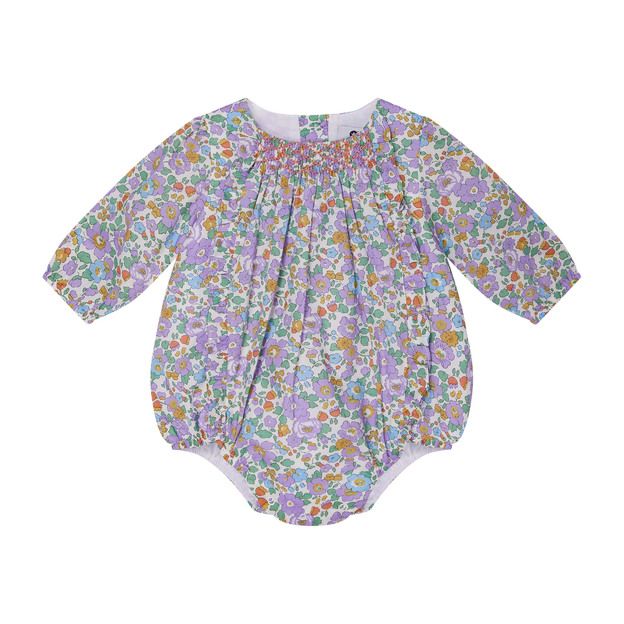 Purple Betsy Liberty Print Baby Bubble