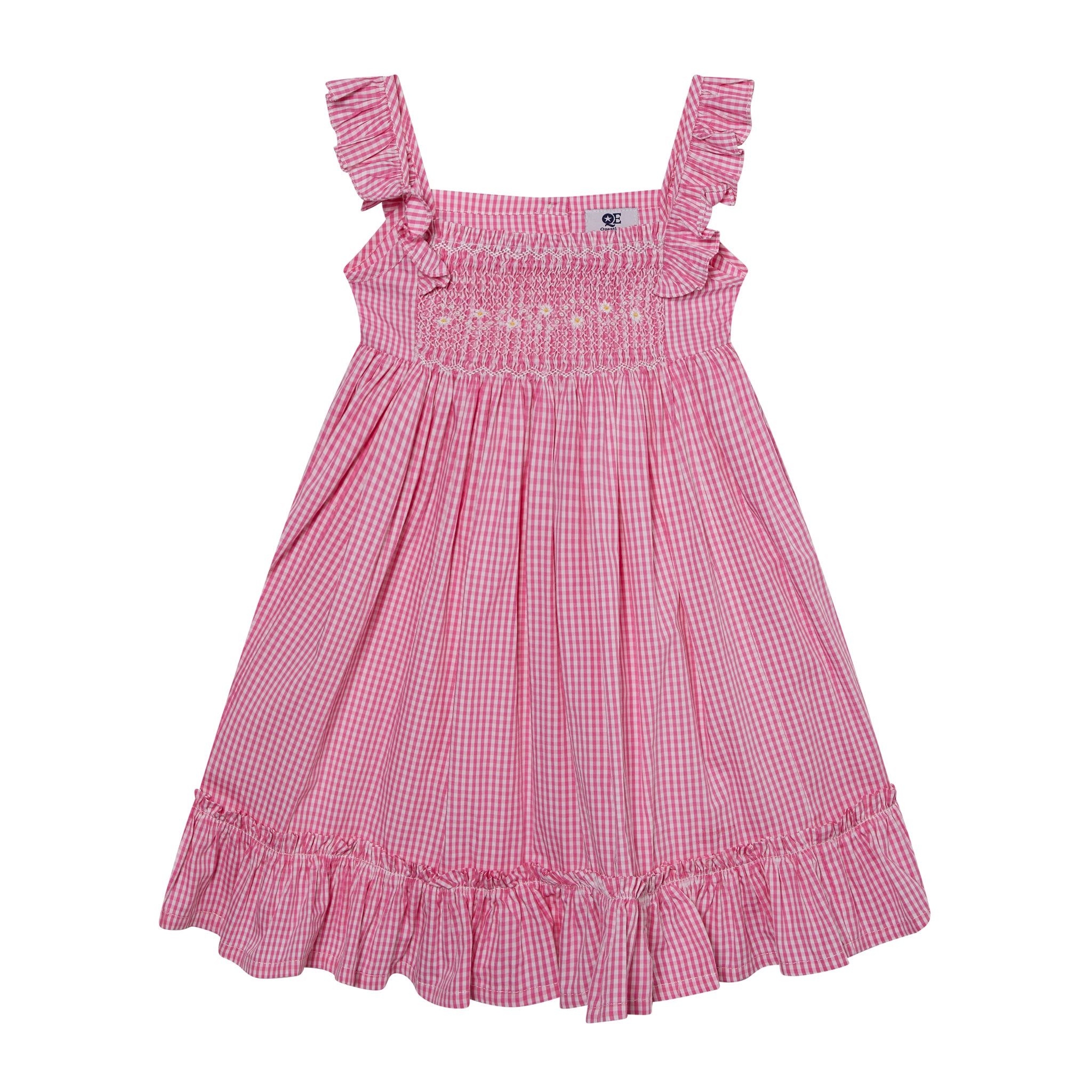 Hand-Smocked Girls Sundress - Lucy