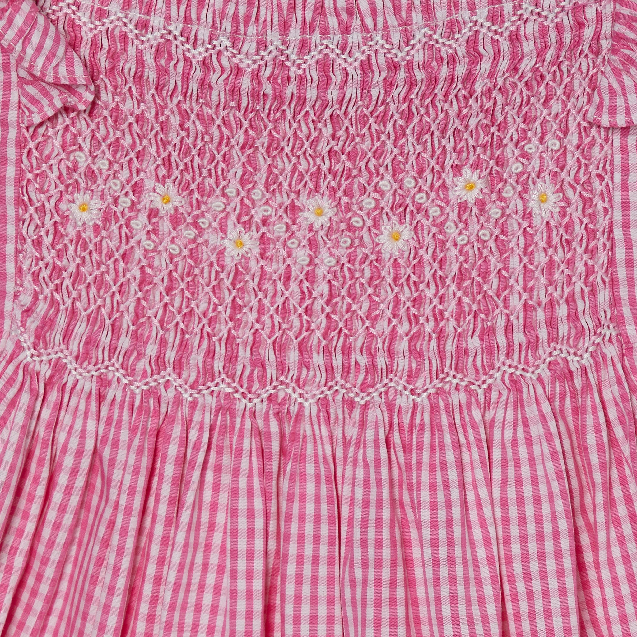 Hand-Smocked Girls Sundress - Lucy