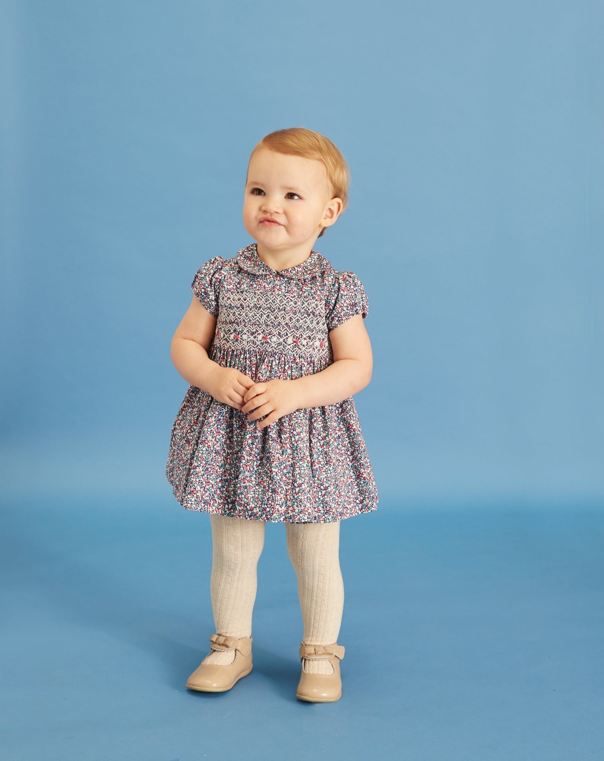 Smocked Baby Dress - Doritha – Question Everything London